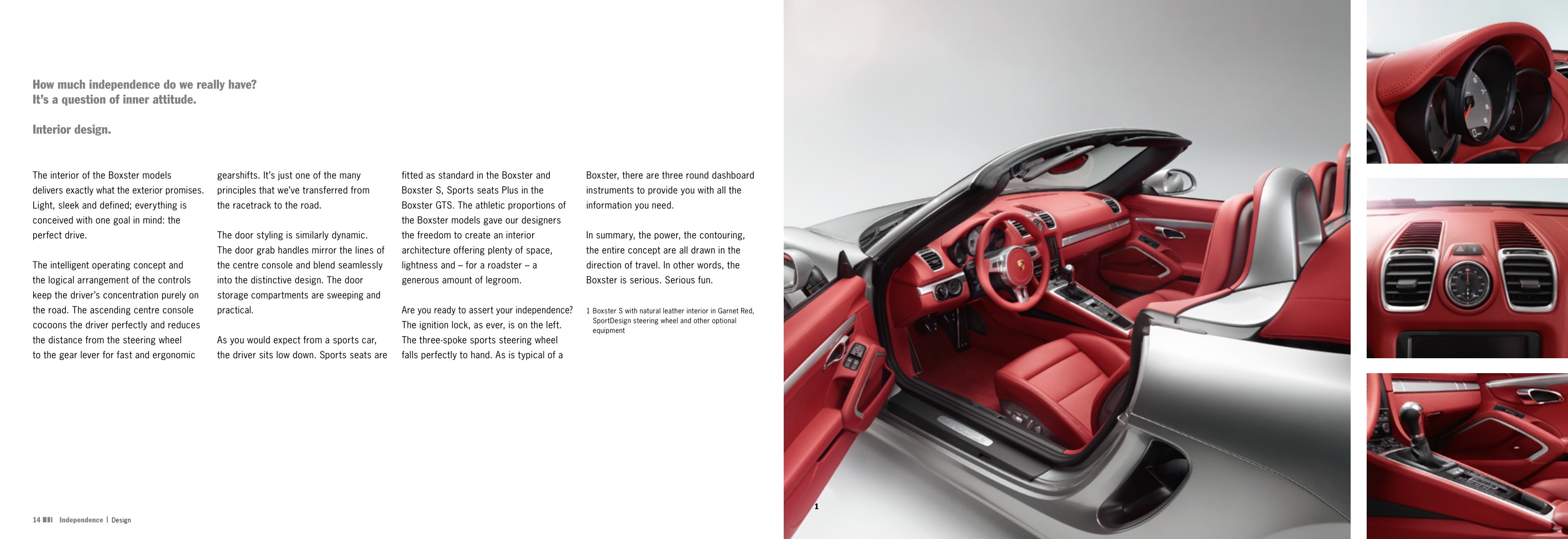 2015 Porsche Boxster Brochure Page 15